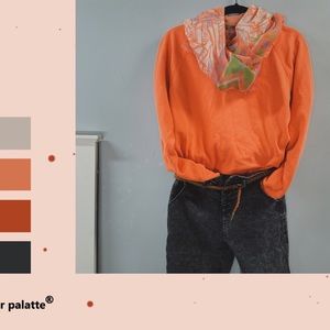 Watermelon color hoodie